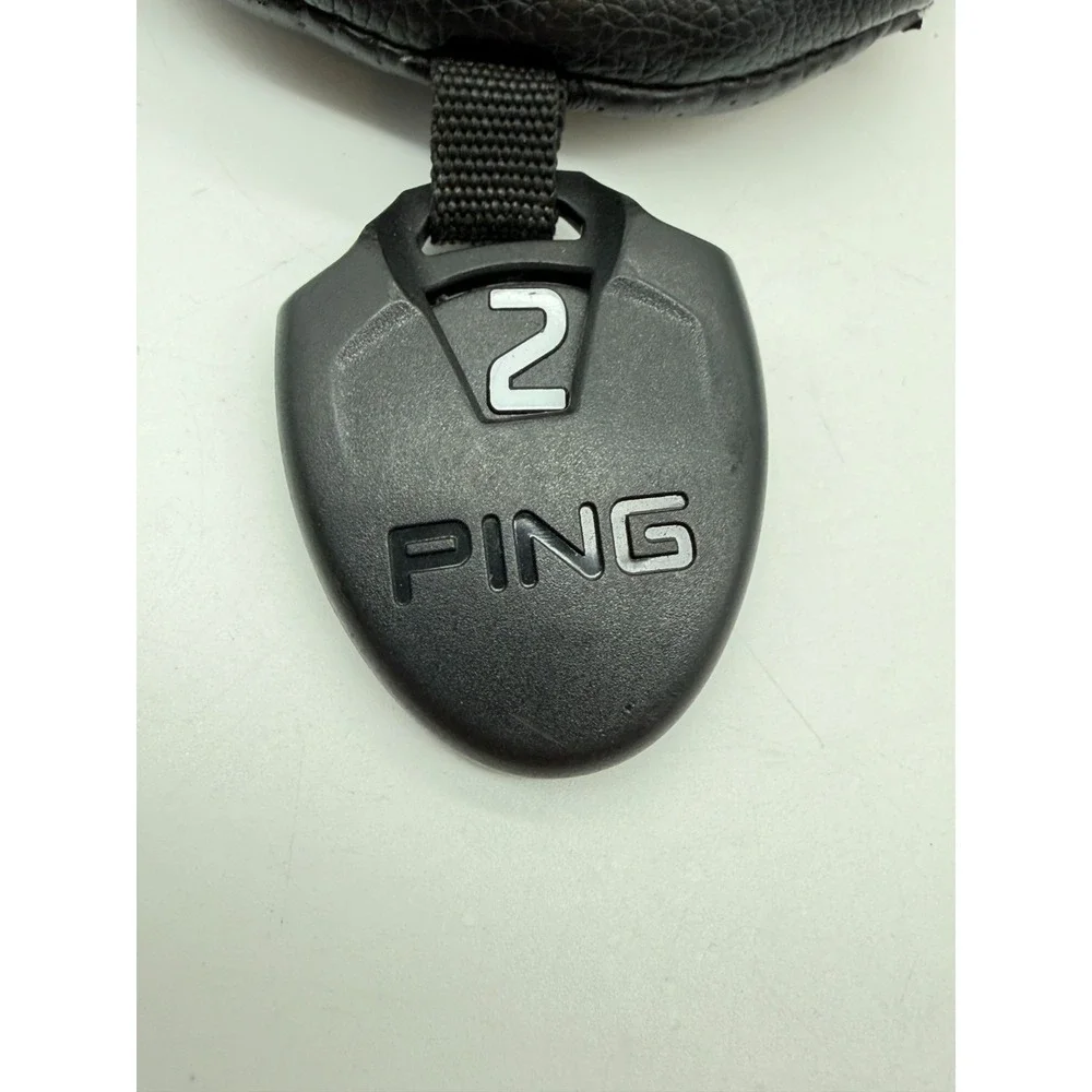 PING G425 Hybrid Golf Club Headcover - Black Grey - Adjustable Tag 2-7 OEM